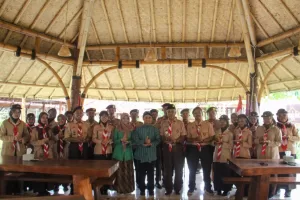 Saka Kominfo Sleman Tetapkan Klasifikasi Anggota Lewat Penyematan Badge Krida