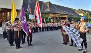 56 Anggota Saka Bhayangkara Seyegan Ikuti Penempuhan Brivet Pengembaraan Ksatria Bhayangkara ke-15